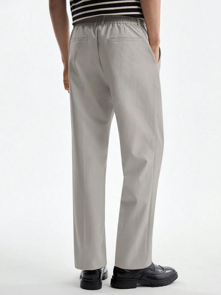 Easy Care Woven Straight Suit Trousers