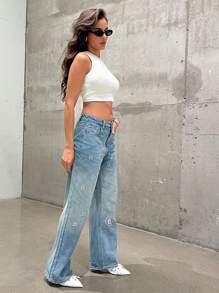 Denimoi Vibrant Orange Crop Top With Open Back And Bow Detailing - White - View 6