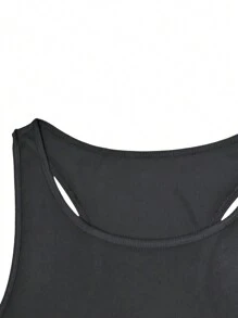 Manfinity Sport Corelite Men's Letter Print Sports Tank Top Top Workout Tops - Black - View 4