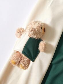 Veste de baseball style universitaire pour garçons adolescents avec figurine de poupée