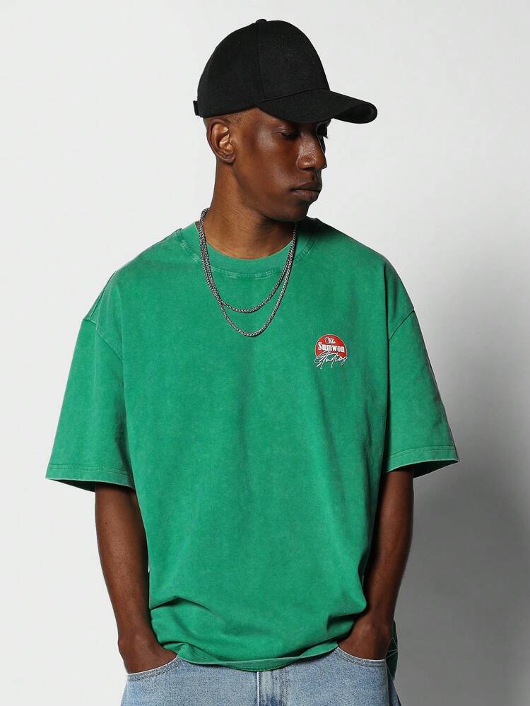 Brooklyn St. Patrick's Day Lucky Charm Oversized Streetwear T-Shirt Irish-Themed Graphic Print Urban Fashion Classic Casual Spring Holiday Tee
