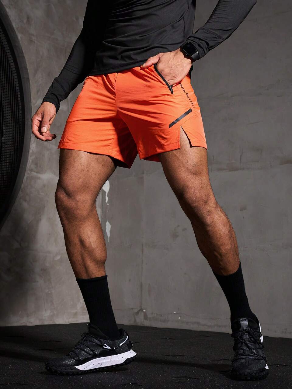 Boyfriend Style Men's Color Block Drawstring Waist Casual Sports Shorts Jogger Shorts Sweat Pants
