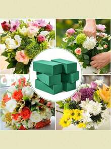 High-Grade Foam Brick For Flowers, Artificial Flowers Decor, Suitable For Wet & Dry Use - Green - View 5