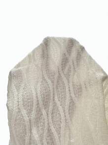 SHEIN Frenchy 拼接網紗刺繡吊帶上衣 - 杏色 - 查看 7