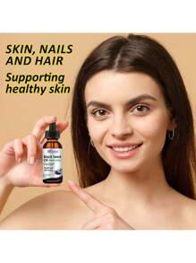 AKBAN 30ml Dầu hạt đen, Thành phần tự nhiên Dầu thầu dầu Tăng cường dưỡng mi - trắng - Xem 6