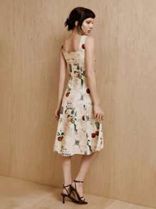 MONSE Langes gemustertes Kleid im Designerstil, elegantes Sommerkleid, Outfit für Urlaub, Party, Geburtstag, Festival, Hochzeit, Abschlussball Kleid