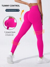 Core Rhythm Leggings deportivos sin costuras de alta elasticidad para mujer