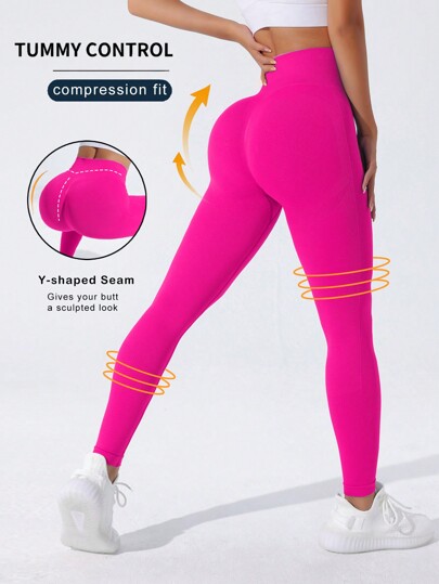 Core Rhythm Leggings deportivos sin costuras de alta elasticidad para mujer