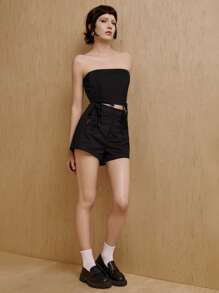 MONSE 设计师系带紧身胸衣抹胸，适合夏季、假日、度假、外出、节日、伊比沙岛