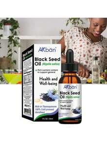 AKBAN 30ml Dầu hạt đen, Thành phần tự nhiên Dầu thầu dầu Tăng cường dưỡng mi - trắng - Xem 5