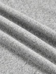 SHEIN Slayr 實心凹槽V領短袖上衣，適用於春夏