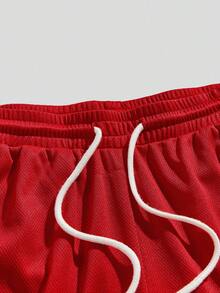 Aesthetic Post Bộ áo thun đen + quần short bóng rổ màu đỏ, size tiêu chuẩn - Nhiều màu - Xem 5