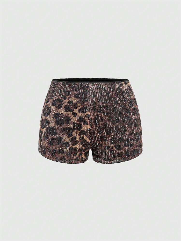 パンツ Y2K - Leopard print wide shorts - grunge Amazon.com: Leopard Print Jeans for Women Y2K Baggy Wide Leg