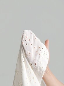 Ontre Áo khoác vest nữ tay dài phối ren, trang phục thường ngày mùa thu, trang phục - trắng - Xem 9