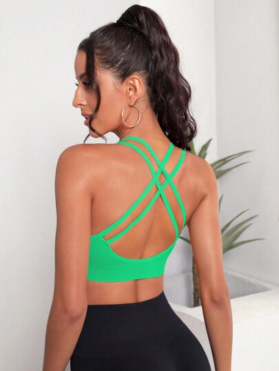 Core Rhythm Crisscross Back Sports BH