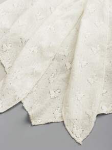 Chiquease 夏季蝴蝶結前短身管上衣 - 杏色 - 查看 4