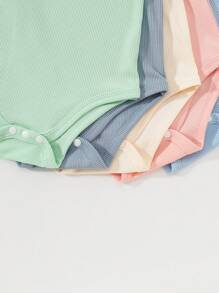 5 pièces/Set Barboteuses multicolores et chaleureuses mignones pour bébé garçon au printemps et en été, conviennent pour la sortie, les vacances, les festivals