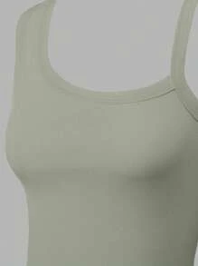 SHEIN LUNE 3pcs Women Solid Asymmetrical Neck Top For Summer, Basic Top - Multicolor - View 5