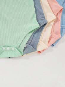 5 pièces/Set Barboteuses multicolores et chaleureuses mignones pour bébé garçon au printemps et en été, conviennent pour la sortie, les vacances, les festivals