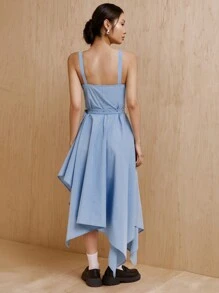 MONSE Mathilde Lhomme Designer Belt Straps Rectangular Dress, Summer Elegant Dress, Holiday, Party, Vacation, New Year Eve Outfit, Birthday Outfits, Festival