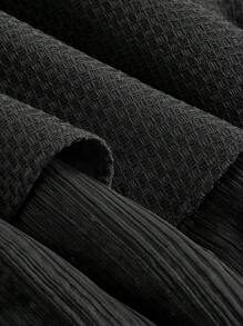 Modelyn Váy dạ hội dài đơn giản hàng ngày bằng vải voan mỏng dành cho nữ - màu đen - Xem 1