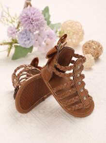 Summer New Classic Hollow Soft Bottom Sandals For 0-1 Year Old Infants