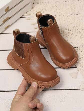 Bottes de marche à la mode unisexes pour enfants, style simple, décontracté et populaire