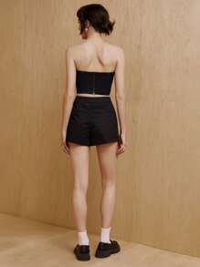 MONSE 设计师系带紧身胸衣抹胸，适合夏季、假日、度假、外出、节日、伊比沙岛