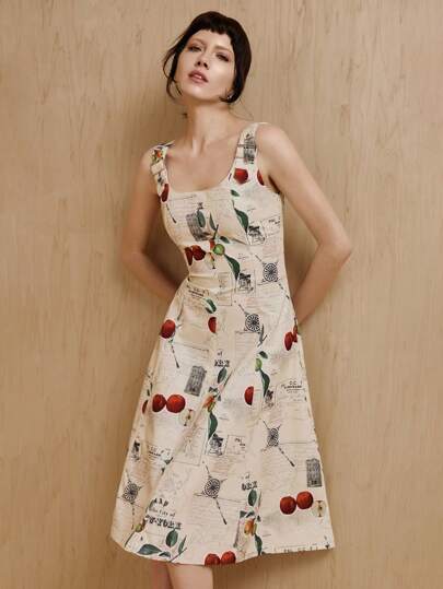 MONSE Designer Long Paneled Printed Dress, Summer Elegant Sundress, Outfit For Holiday, Party, Birthday Outfits, Festival, Wedding Prom Dress