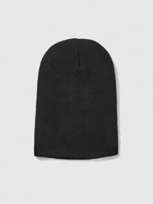 GAWX Artist Women's Cartoon Printed Knit Hat For Daily Wear, Holiday, Winter, Vacation - Black - View 4