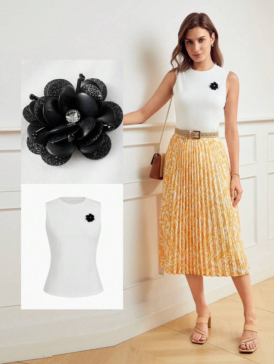 MOTF Classy STEREO HOA CHI TIẾT TANK TOP