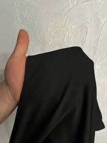 SHEIN Slayr Body de mujer negro con diseño de ribetes de cadena - Negro - Ver 4
