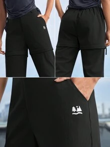 In My Nature Abbigliamento Outdoor Per Donne: Pantaloni Lunghi Due in Uno Staccabili per Campeggio, Escursioni e Spostamenti Quotidiani