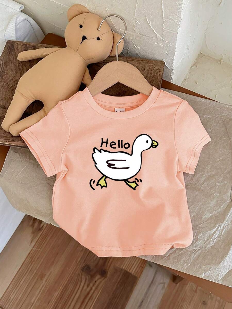 SHEIN Atasan Bayi Perempuan - Baby Pink - View 1