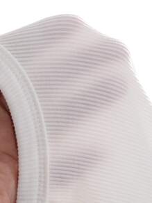 DAZY 半扣圓領長袖T卹 - 白色 - 查看 7