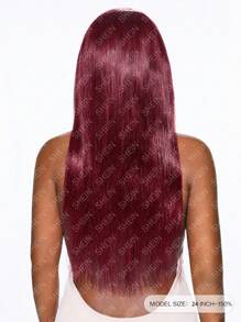 Bordeaux Transparant Kant Rechte 13x4 Kanten Voorkant Pruik Pre Geplukt Transparant Kant Voor Menselijk Haar Pruiken 99J Rode Pruik 16-32inch Voor Vrouwen