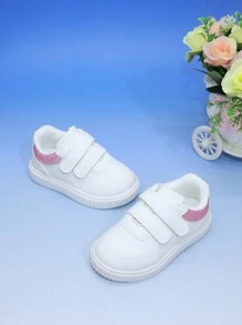 春秋新款兒童白色運動鞋，適用於男女童和嬰兒 - 白色 - 查看 4