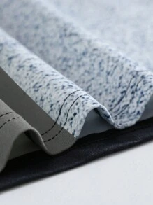 SHEIN LUNE 大尺碼釦飾背心，休閒V領彩色拼接無袖上衣，女裝大尺碼服飾 - 彩色 - 查看 7