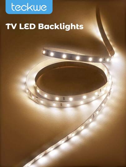 Teckwe 5m TV Backlight Strip,2835 Lamp Beads,Modern Decoration Light For Home USB Interface