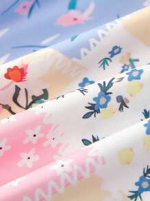 Váy không tay thường ngày có in hoa, phong cách đồng quê dành cho nữ tuổi teen - Nhiều màu - Xem 3