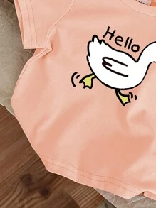 SHEIN Atasan Bayi Perempuan - Baby Pink - View 4