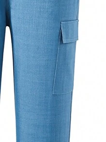 Tween Boy Solid Flap Pocket Side Tumbler Goggles - Blue - View 3