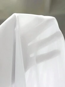 EARO Elegant European & American Style Casual Sleeveless Maxi Dress, Simple Solid Color Knit Tie-Waist Fitted Slim Dress, Comfortable For Daily Wear, Spring/Autumn White Summer - White - View 6