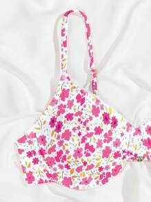 SHEIN Swim Women's Summer Beach Full Print Bikini Set, Random Print - Multicolor - View 6