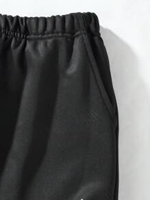 SHEIN Teen Boy Fashionable Digital Print Joggers Sweatpants, For Halloween Party