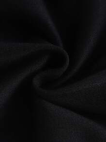 3 pezzi Gilet sportivo casual per neonati maschi senza maniche, Maglietta a maniche corte + pantaloncini / pantaloni outfit estivi - nero - Visualizzare 4