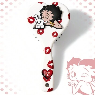 Betty Boop | ROMWE Gối massage hình trái tim, lược chải tóc mini sáng tạo.