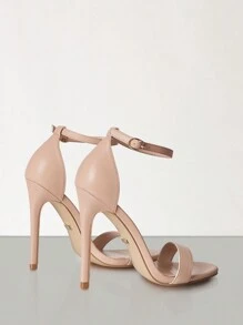 CUCCOO BIZCHIC Sandalias de tacón de aguja minimalistas con correa de tobillo para graduación, tacones de fiesta, vacaciones, rebajas de verano, vuelta al colegio, estudiantes universitarias, elegantes básicas, negocios casuales, negocio chic, Navidad, Fin de Año, vacaciones