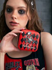 Harley Quinn X SHEIN Jewelry Boxes - Merah - View 6
