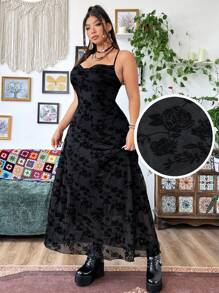 Flirla 夏季大碼純色露背派對裙 - 彩色 - 查看 1